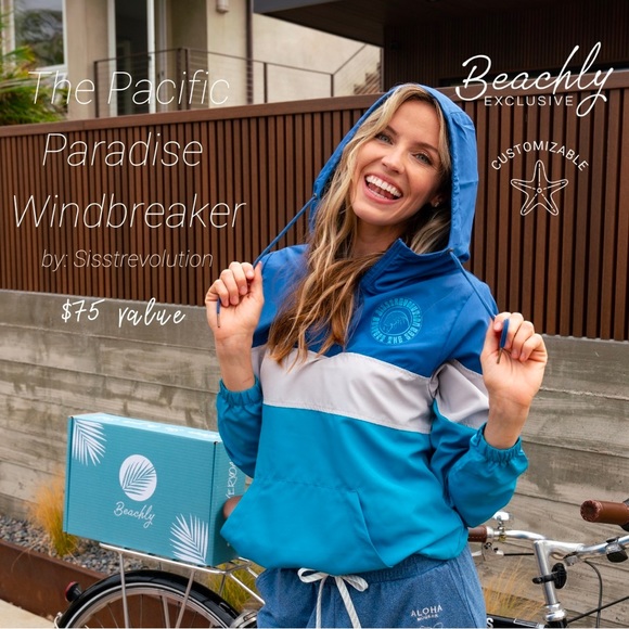 BEACHLY X SISSTREVOLUTION - THE PACIFIC PARADISE WINDBREAKER - Picture 8 of 9